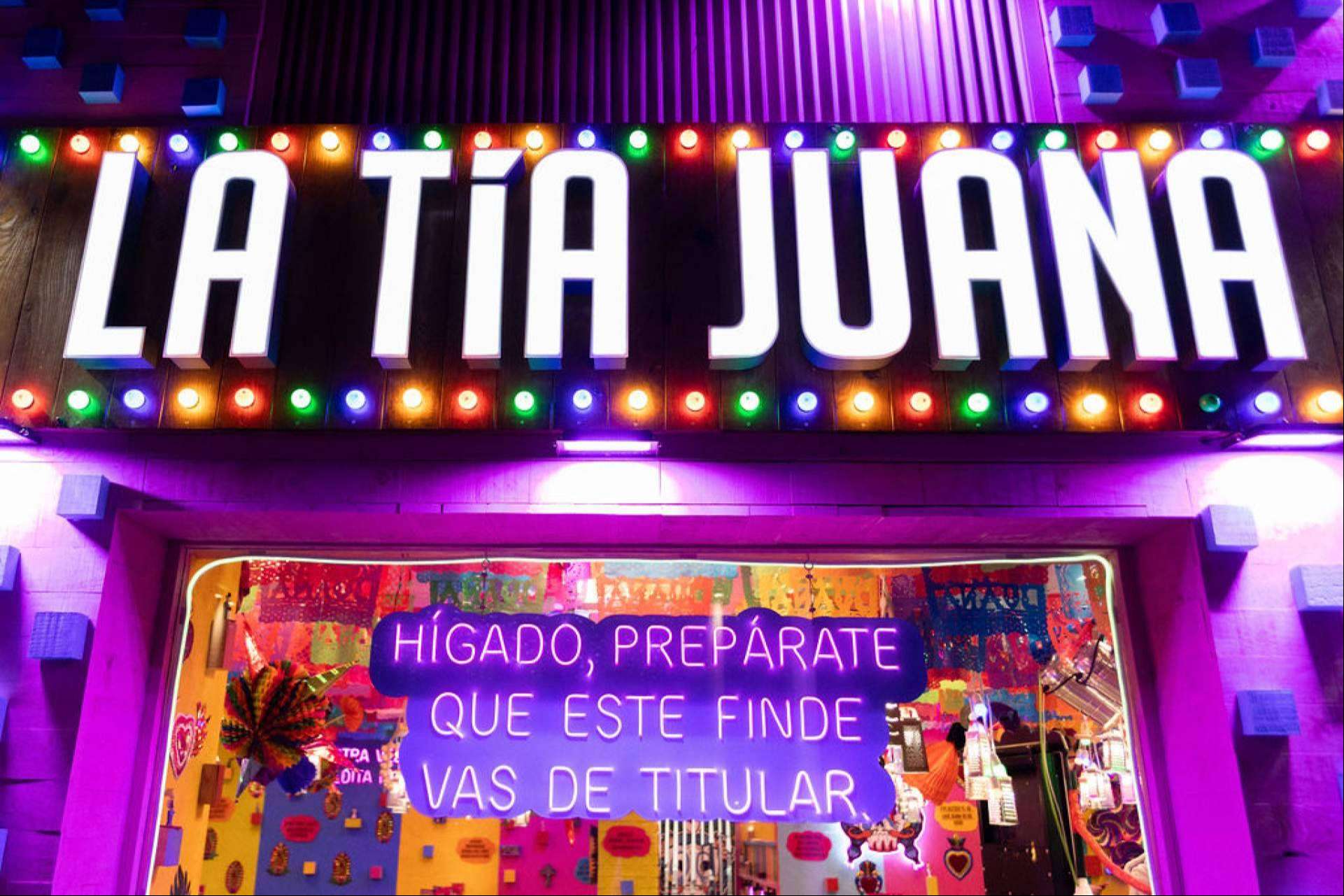 La Tía Juana cuenta con una amplia carta con variedad de comida mexicana
