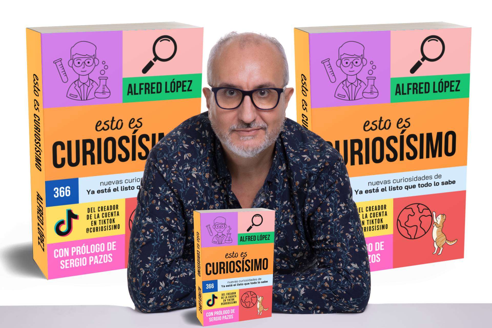 Alfred López presenta su nuevo libro de curiosidades; 'Esto es CURIOSÍSIMO'