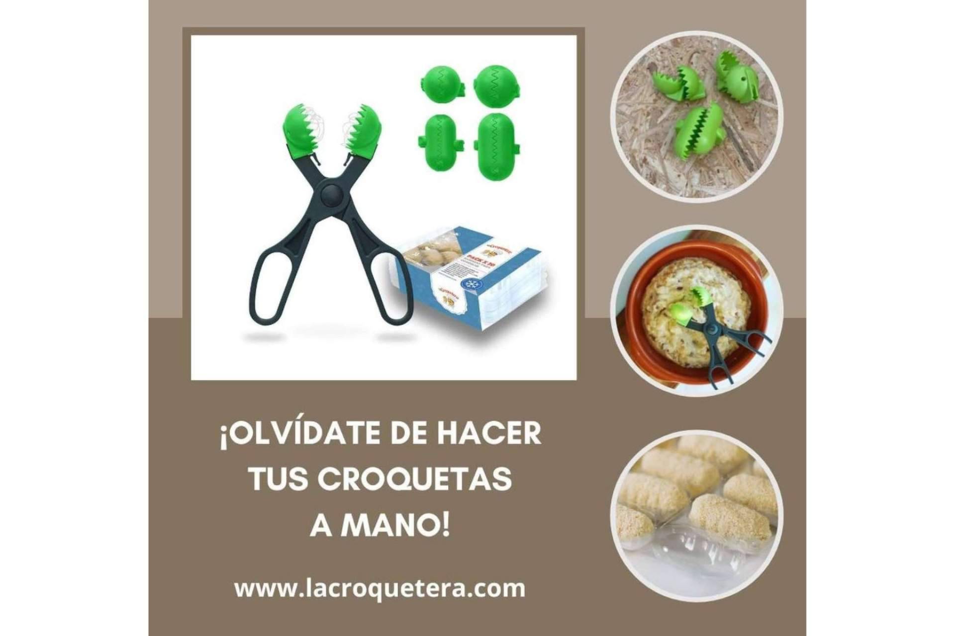 Kit de iniciación de La Croquetera; El aliado para cocinar croquetas y albóndigas