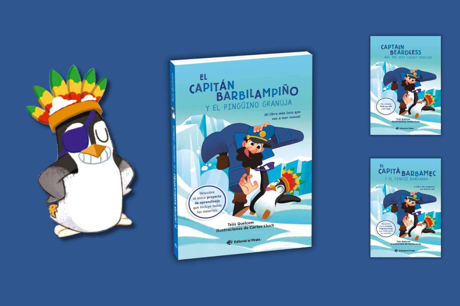 Descubrir la aventura más divertida de tercero de primaria; El Capitán Barbilampiño y el pingüino granuja