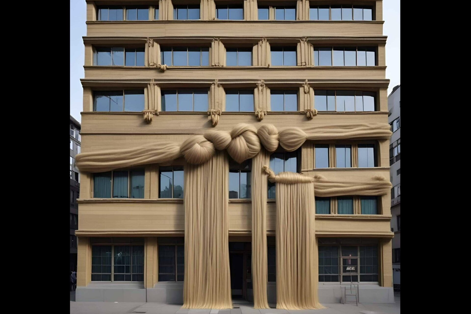 Berta Jayo revoluciona el arte contemporáneo con su serie ‘Pelo sobre edificio’