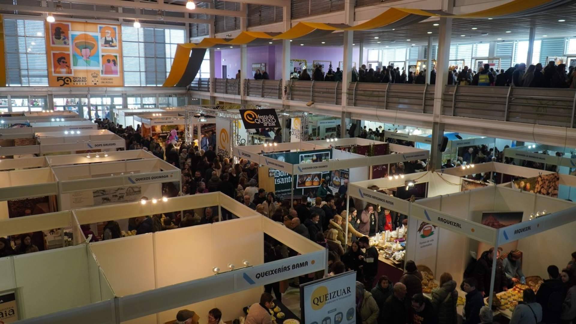 La 50ª Fiesta del Queso de Arzúa supera todas las expectativas con más de 50.000 visitantes