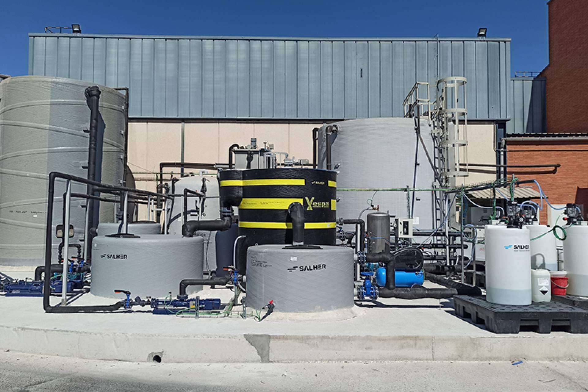 Salher implementa soluciones avanzadas para el tratamiento sostenible de aguas residuales industriales