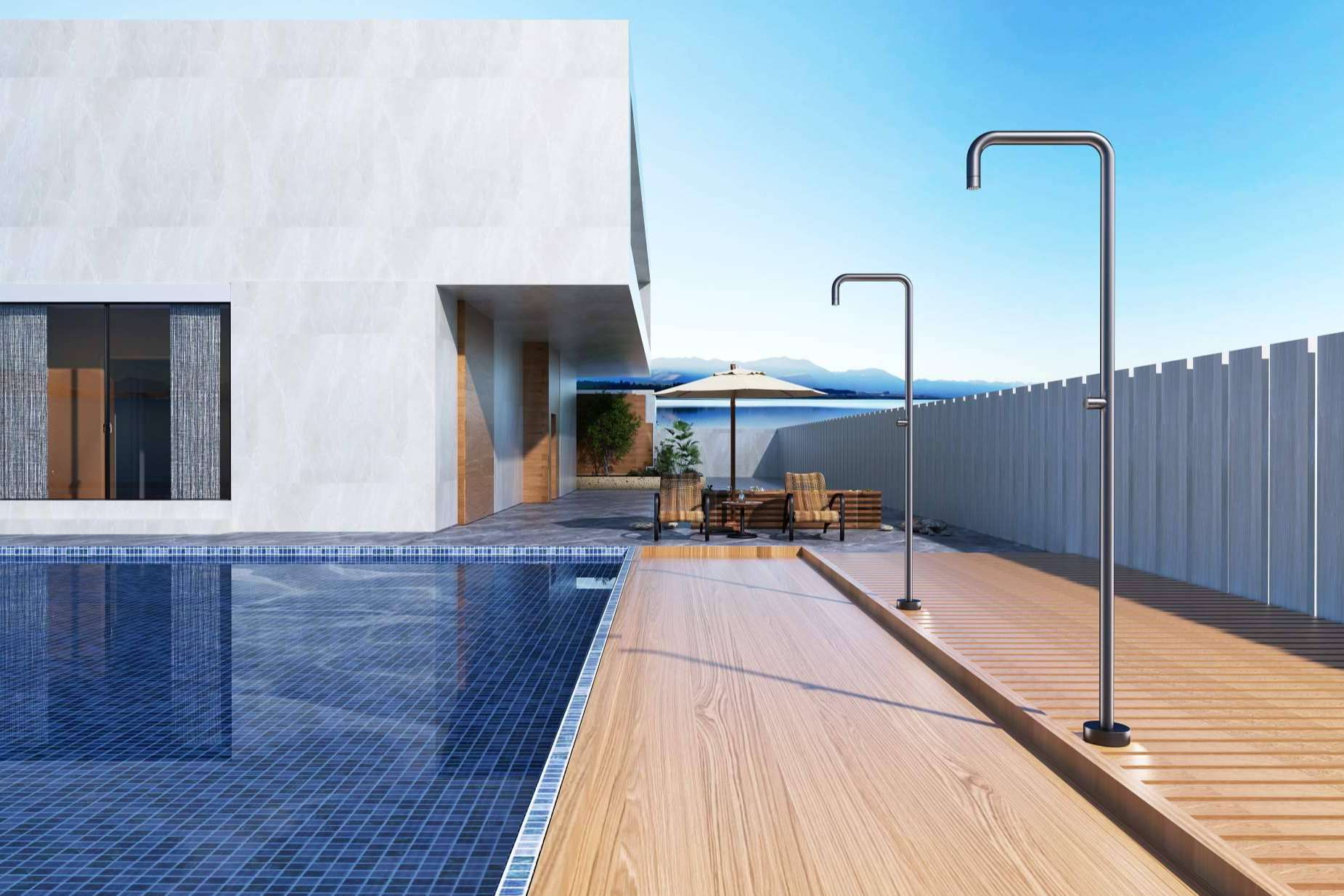 UTAH, nueva serie de POOLIMEX que combina diseño tubular y novedosos acabados para exterior