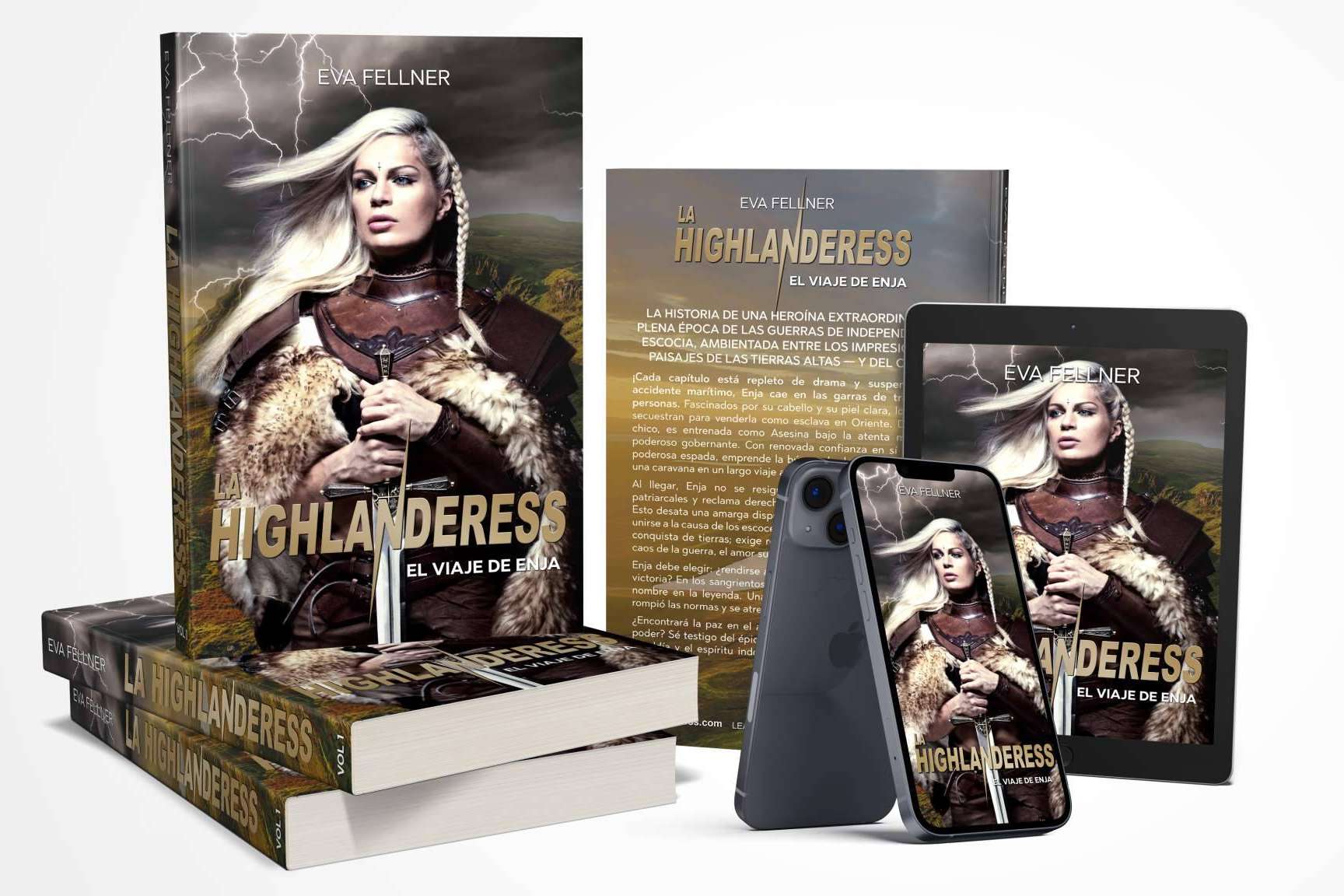 La Highlanderess; el debut épico en español de la novela que corta como espada y sana como fuego