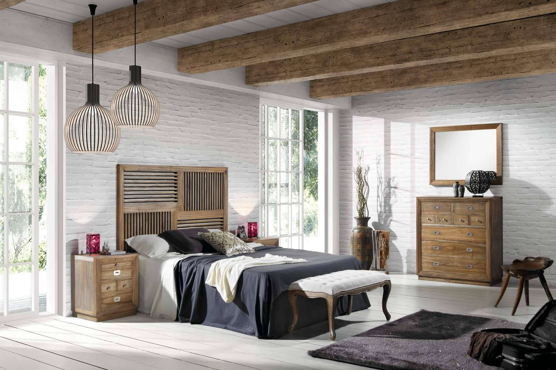 Muebles La Factoría revive el estilo colonial con técnicas manuales y maderas nobles