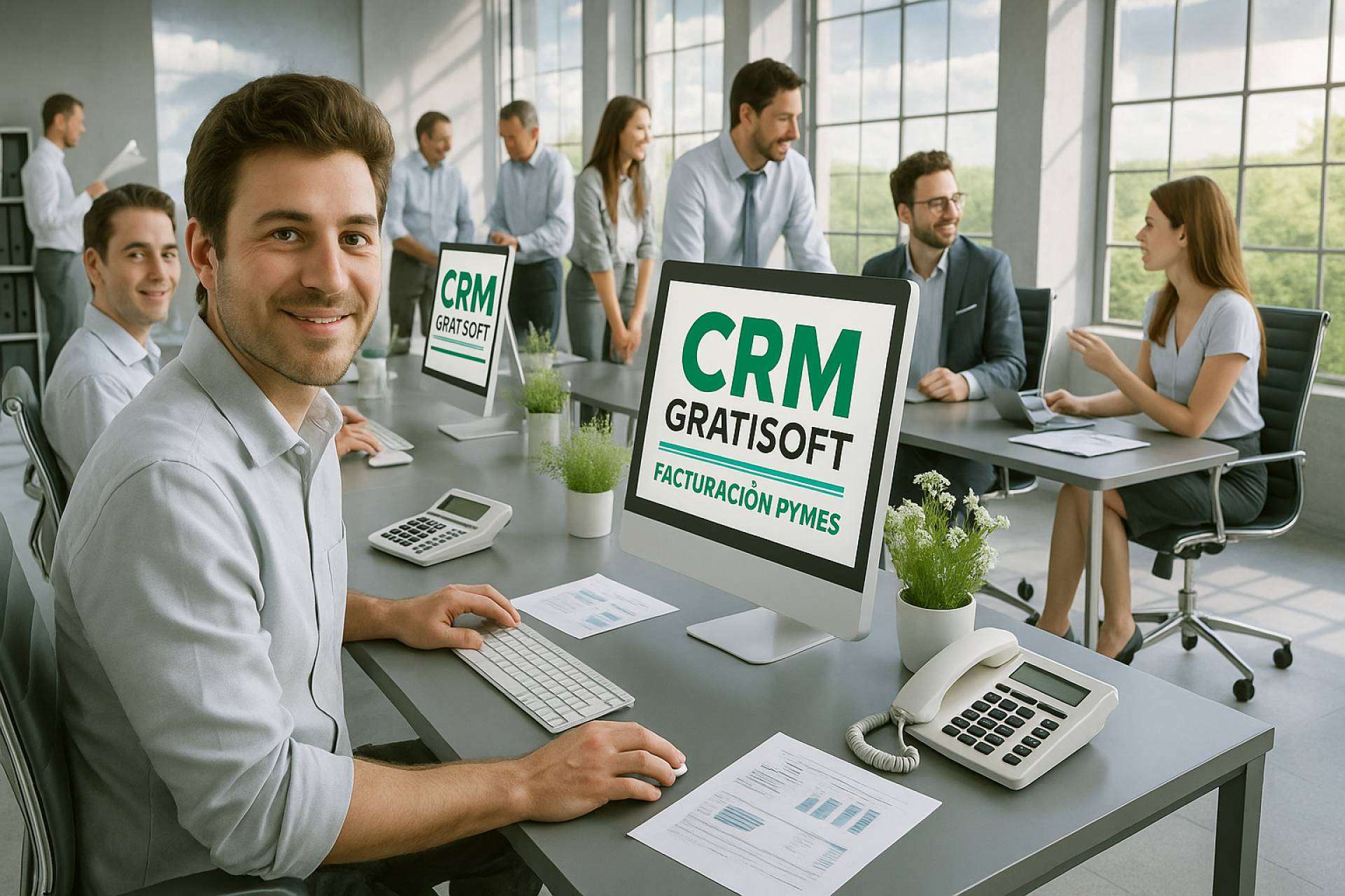 Gestión simplificada; CRM y herramientas de facturación para pymes y autónomos con la propuesta de Gratisoft