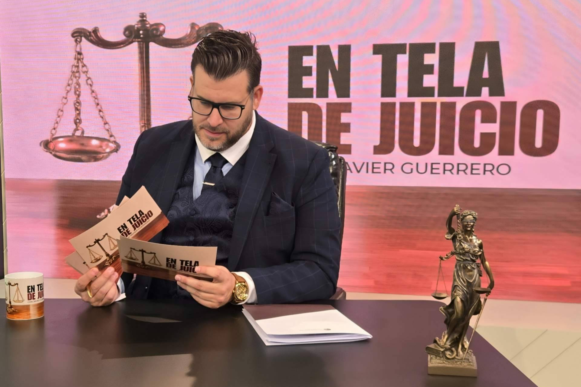 'En Tela de Juicio'; el nuevo referente televisivo legal y social de Javier Guerrero