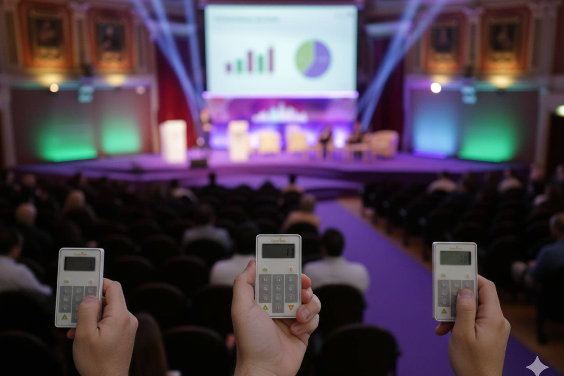Custom Vote transforma eventos con su sistema de votación interactiva y resultados instantáneos