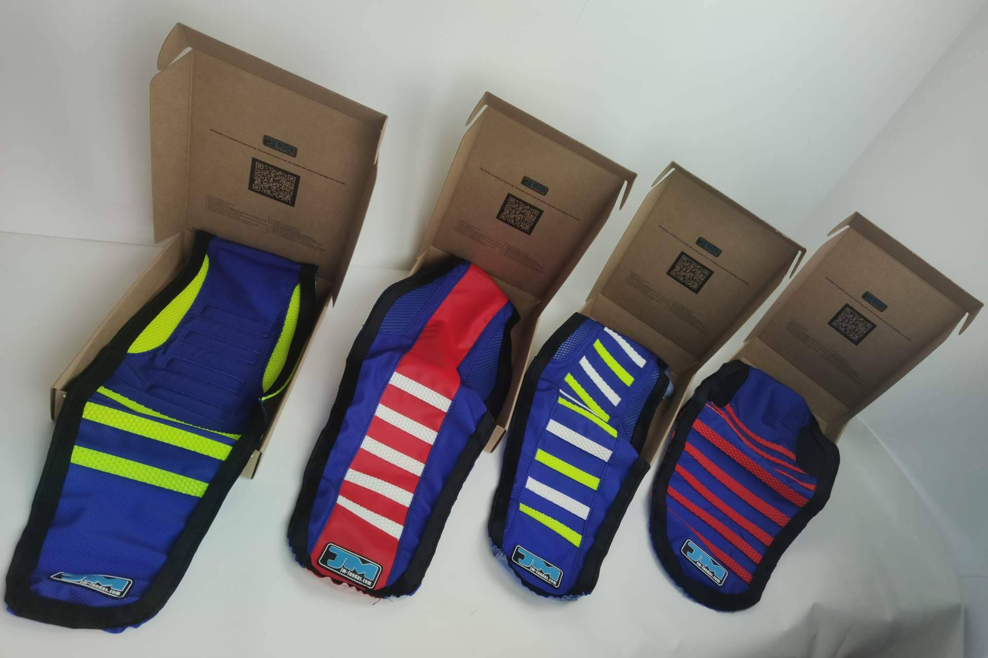 JM-FUNDAS lanza fundas de asiento para motos y quads con grip antideslizante y acabado personalizado