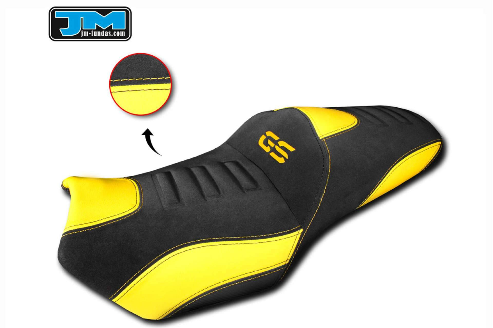 JM Fundas presenta asientos de moto BMW con Pack Confort y soporte lumbar