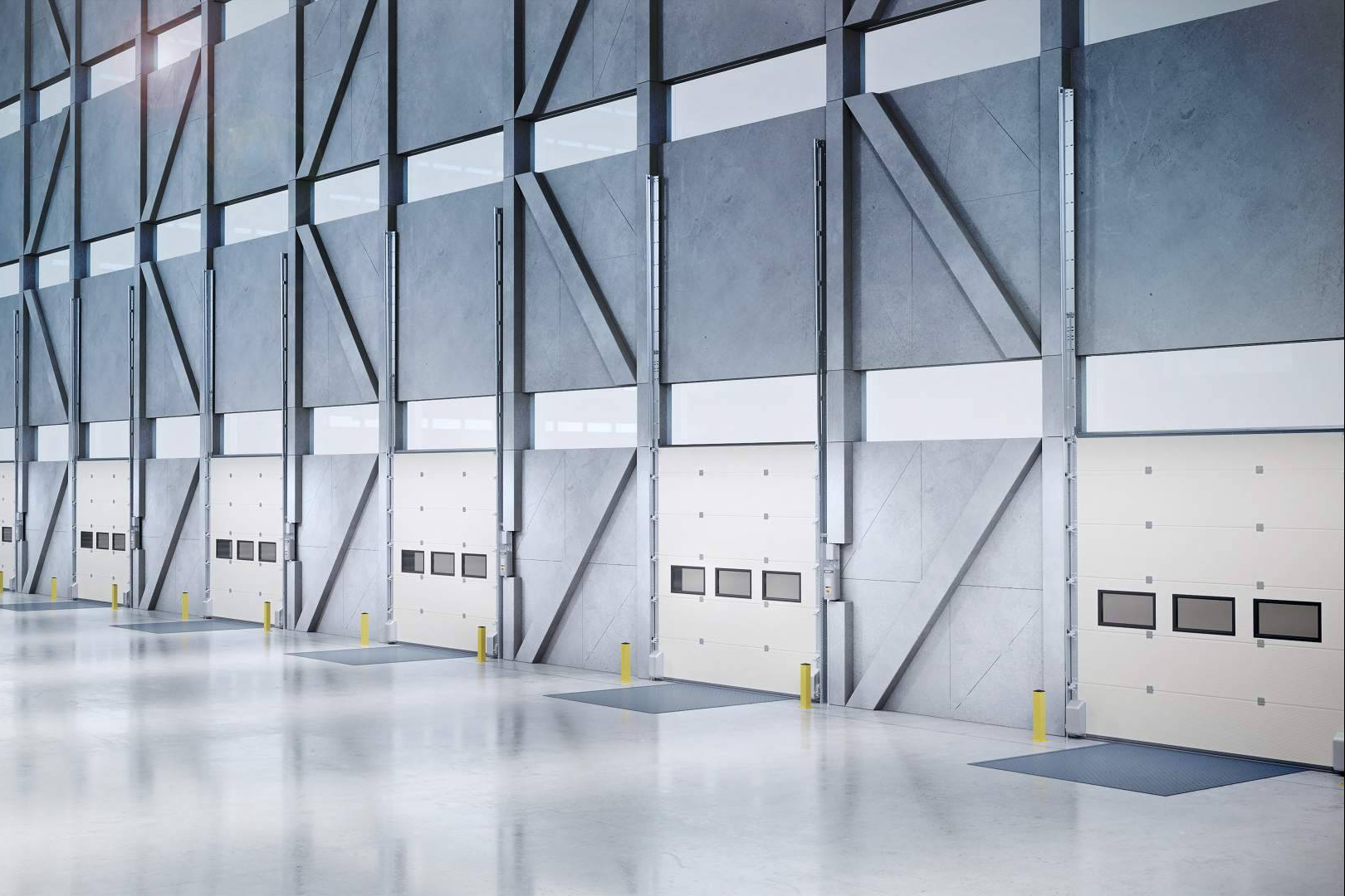 ASSA ABLOY revoluciona la logística con su puerta seccional OH1142P Dual Drive y conectividad inteligente