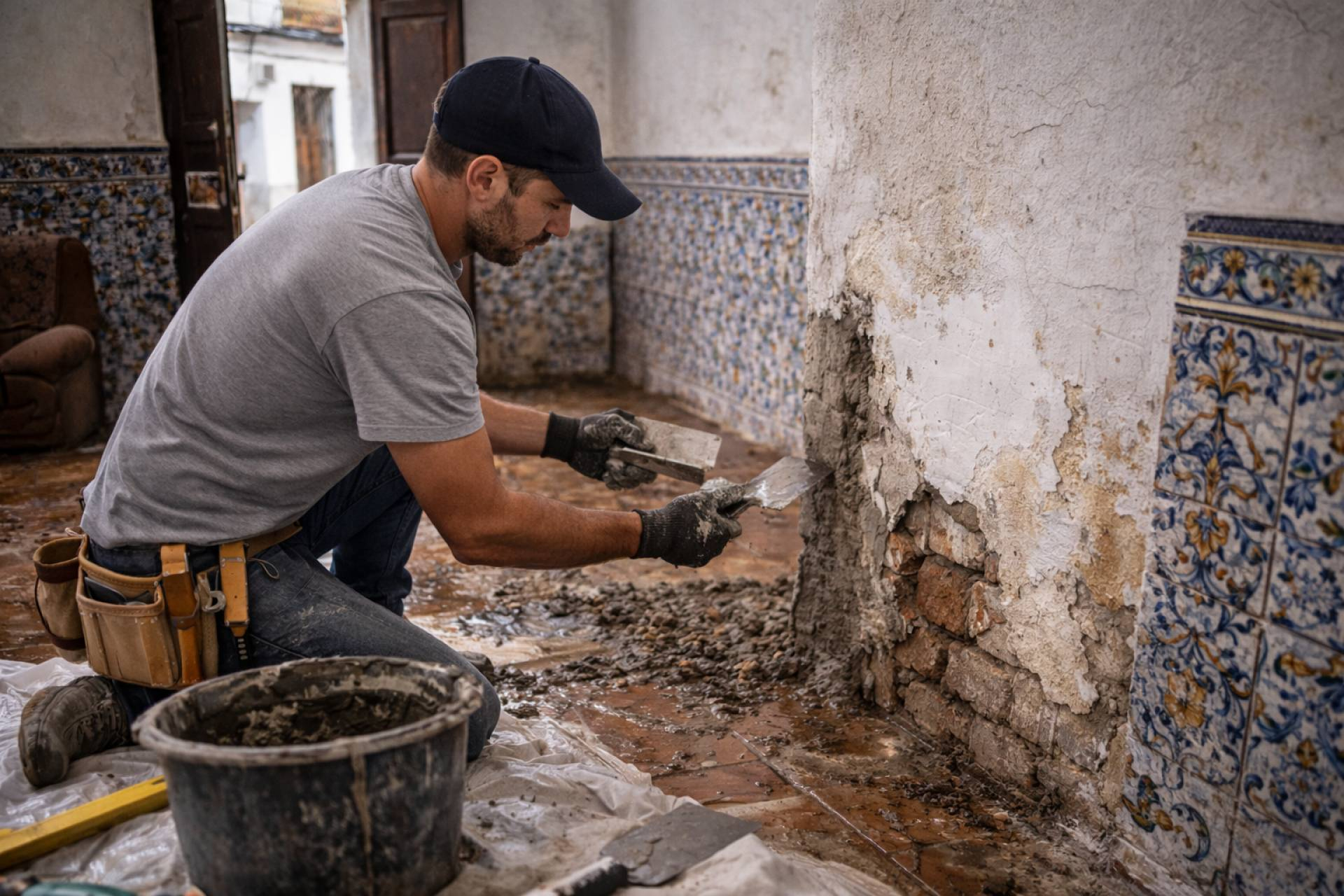 Taskia facilita la contratación de albañilería, pintura y limpieza tras el temporal