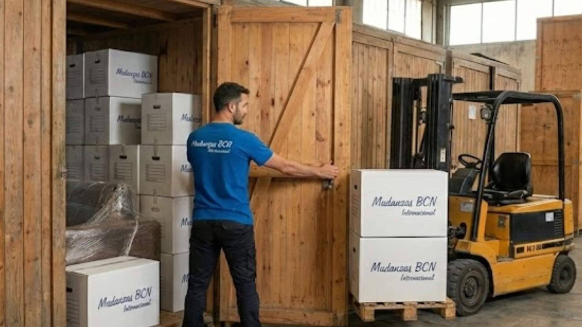 Mudanzas BCN Internacional une traslado y almacenamiento en una misma solución