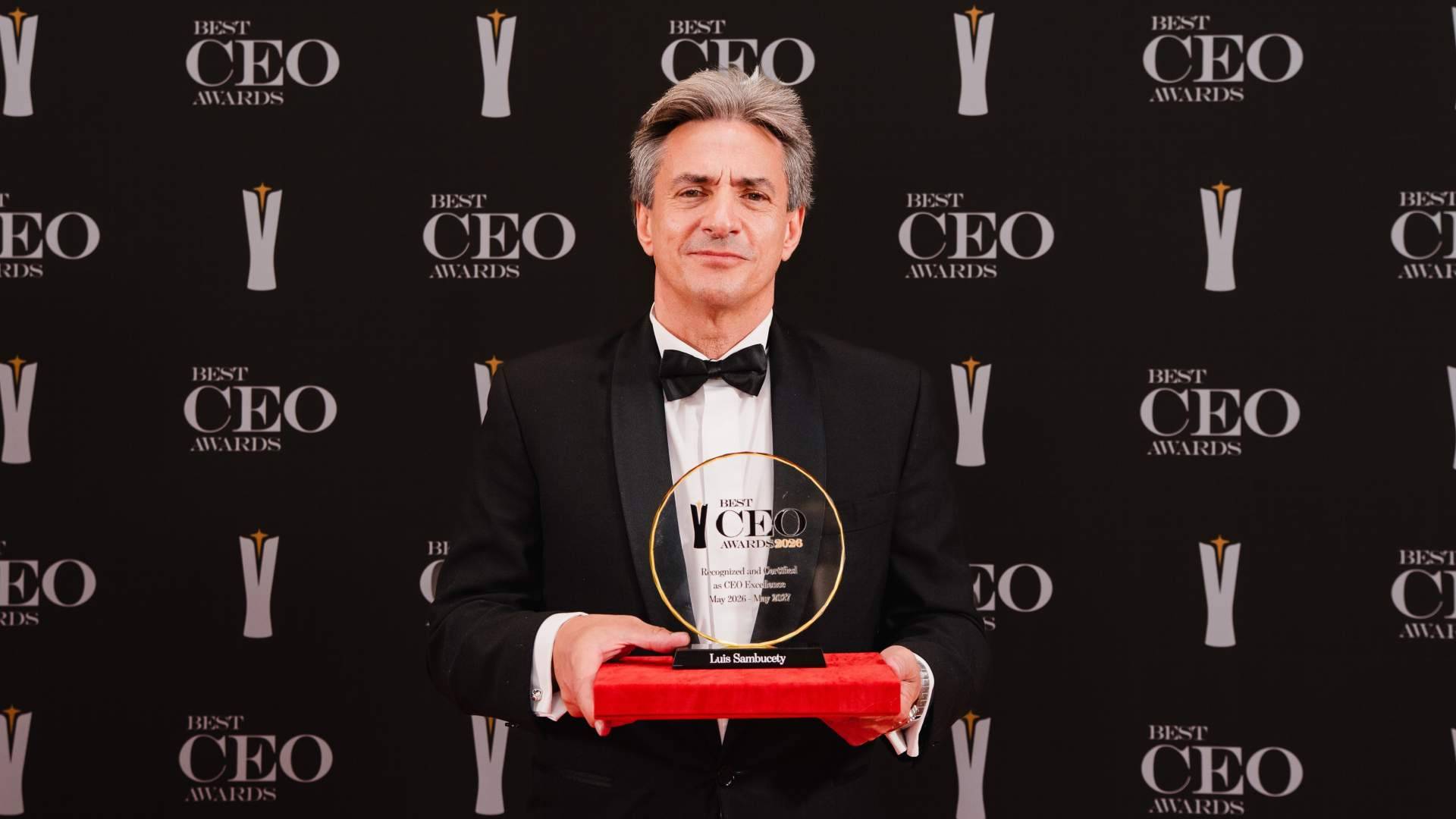 Luis Sambucety, CEO de Dentalios, recibe el Best CEO Leadership 2026